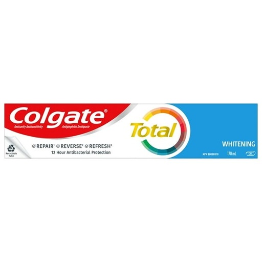 Dentifrices Colgate Total - blanchissants, 1 x 170 mL