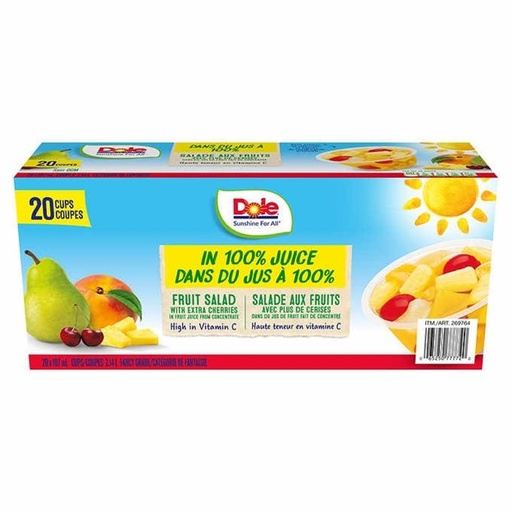 Dole - Salade aux fruits avec cerises, 20 × 107 ML