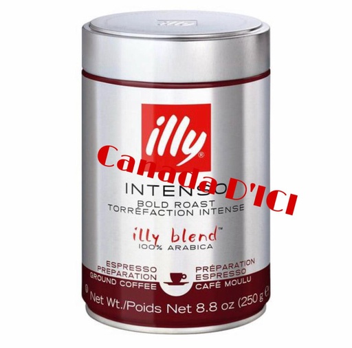 Illy intenso espresso café moulu 250g