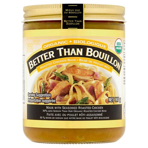 Sauce Better Than Bouillon, base de poulet rôti, 597 g.